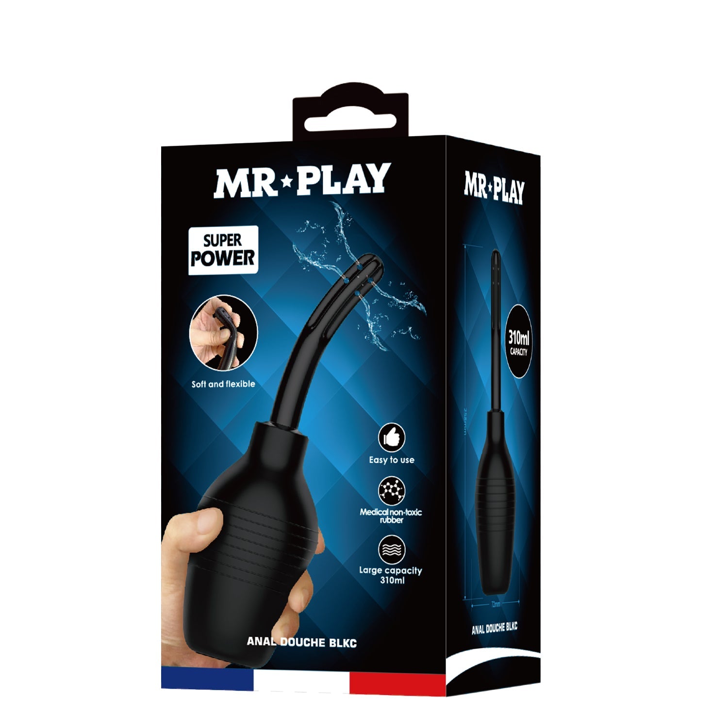 Mr Play Unisex Anal Douche 310ml Silicone Large Capacity > Essentials > Douches - Tophatter Daily Deals