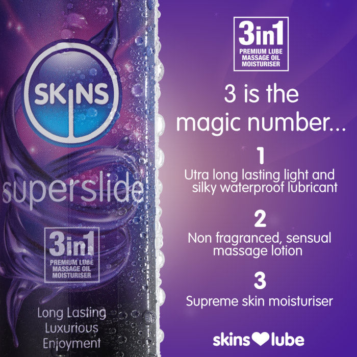Skins Super Slide – Silicone-Based Lubricant 4.4oz > Lube > Silicone - Tophatter Daily Deals