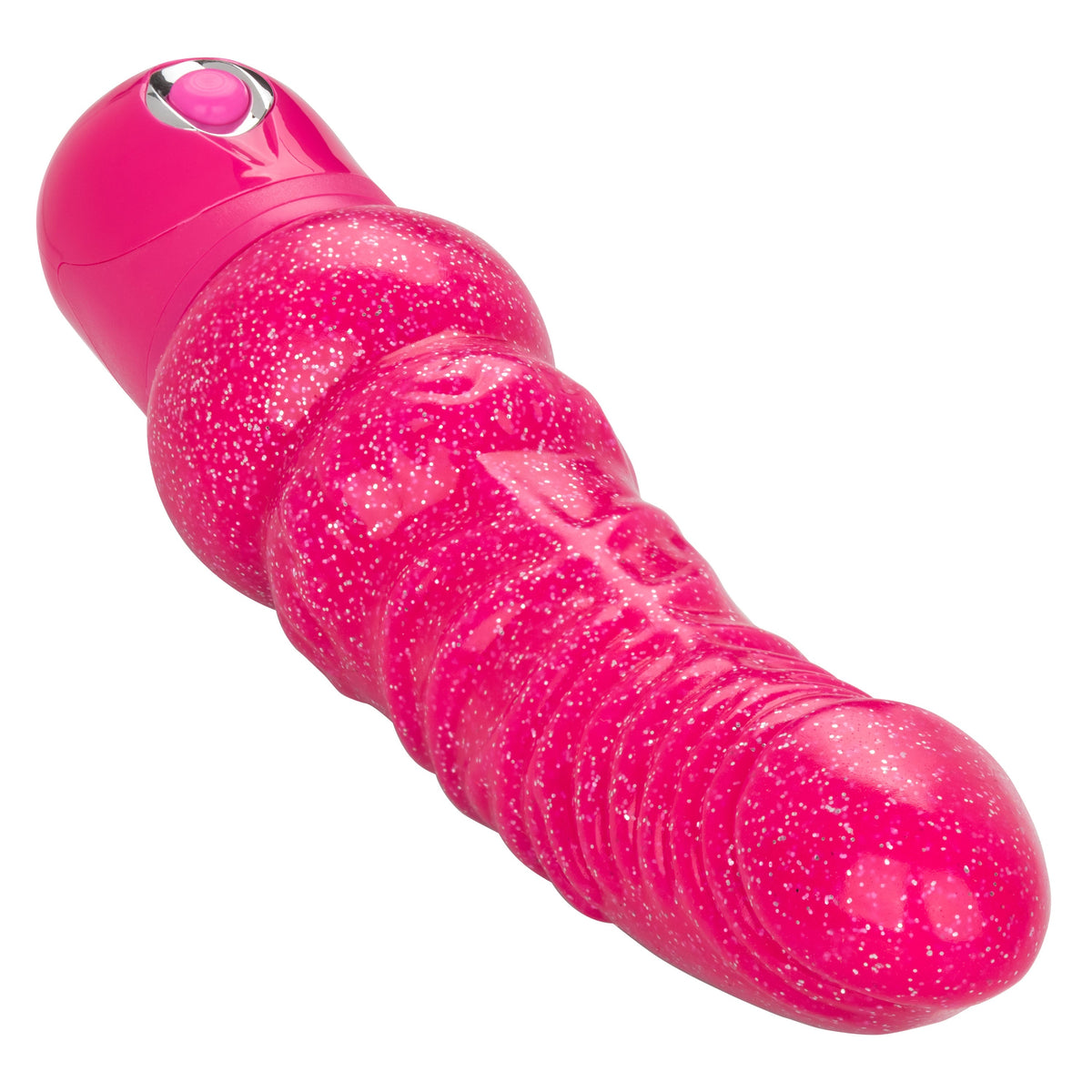 Naughty Bits Lady Boner Bendable Personal Vibrator Pink Glitter 10 Function Waterproof > Vibrators > Realistic Vibrators - Tophatter Daily Deals