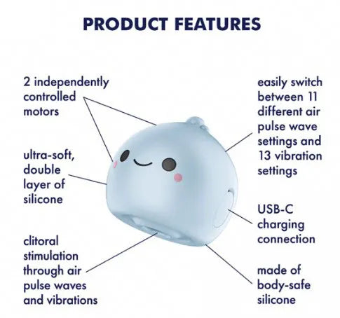 Satisfyer Mochi – Small Air Pulse Clitoral Vibrator > Sex Toys For Ladies > Air Pulsation - Tophatter Daily Deals