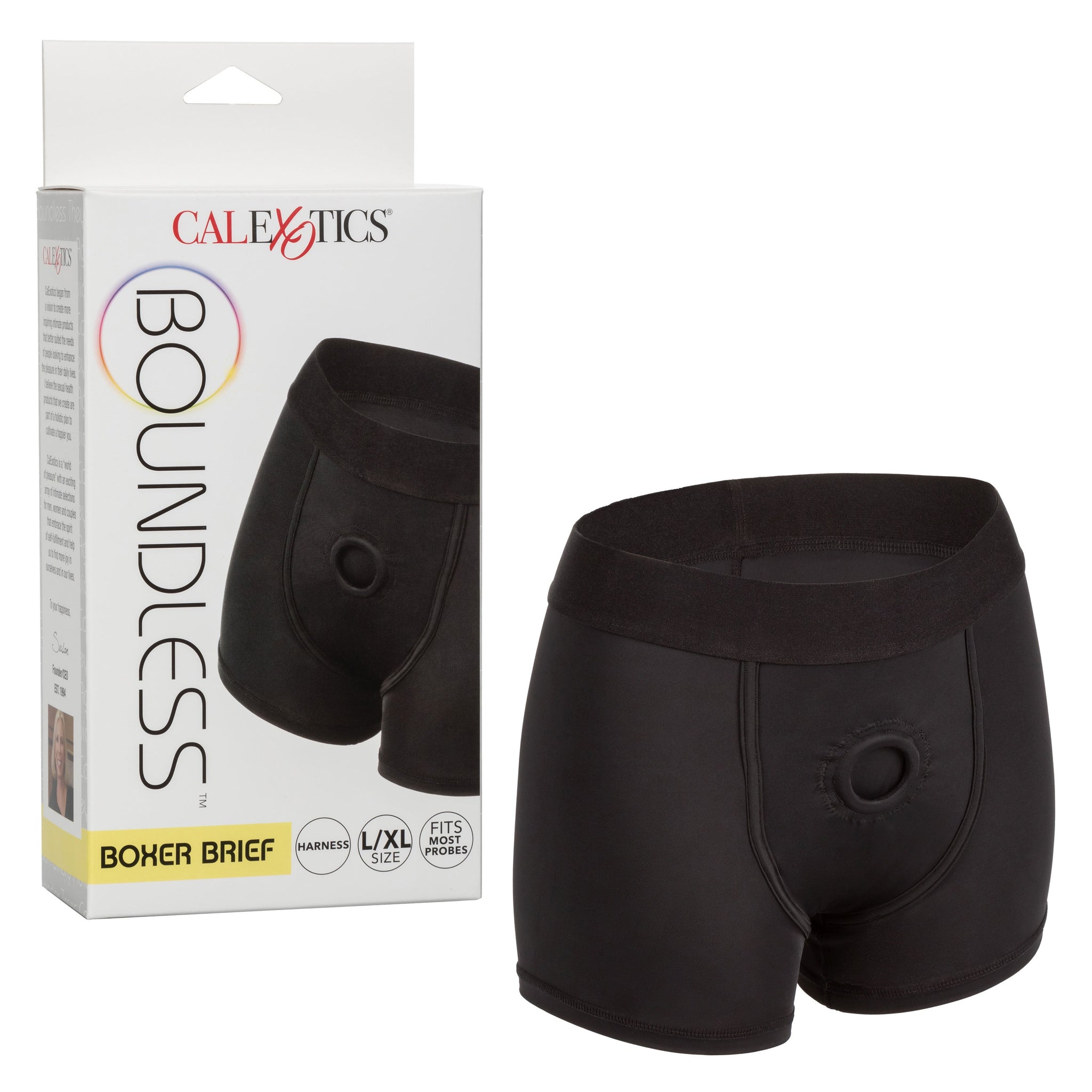 CalExotics Boundless Boxer Brief Harness – Ultra Comfortable Support Harness > Gender > Bodywear - Tophatter Daily Deals