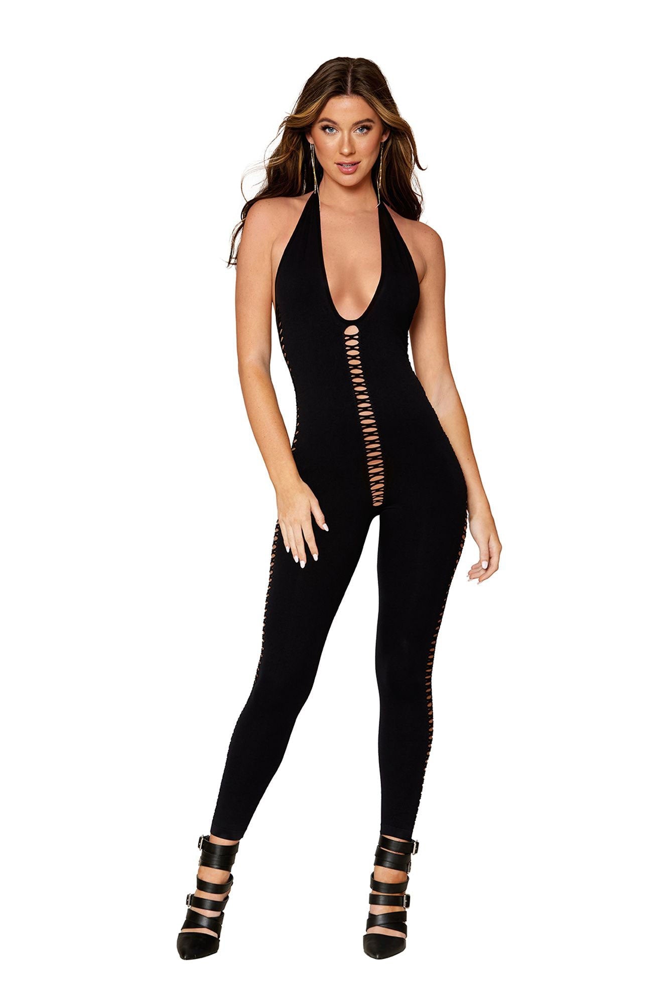 Dreamgirl Catsuit Bodystocking Black > Clothes > Bodies and Playsuits - Tophatter Daily Deals