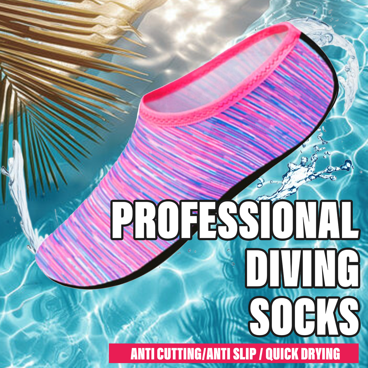 Beach Water Shoes – Unisex Comfortable & Flexible Swim Shoes for Sand, River & Water Park Swimming Shoes - Tophatter Daily Deals