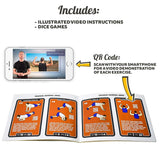 Quick Sweat Fitness Dice - Stack 52 Quick Sweat Fitness Dice. Bodyweight Exercise Workout Game. Designed by a Military Fitness Expert Fitness - Tophatter Daily Deals