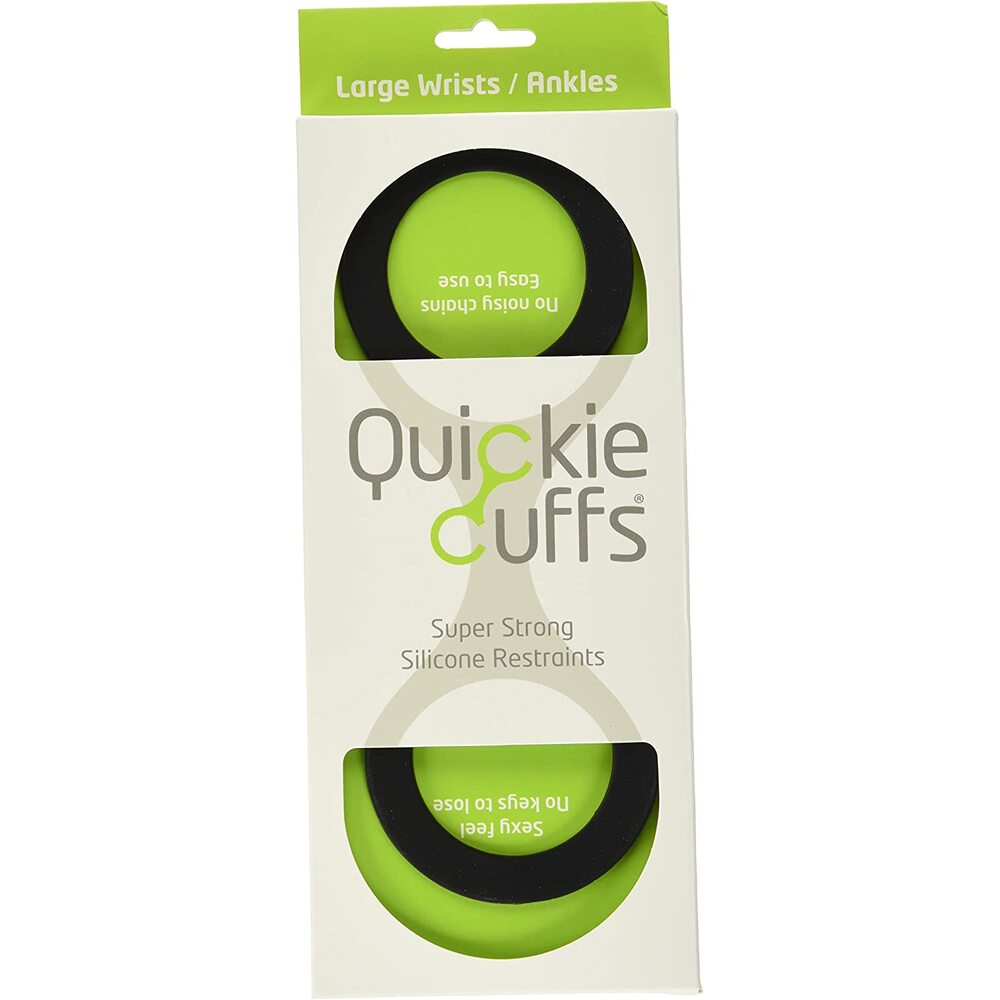 Quickie Cuffs Large Silicone Wrist Cuffs > Bondage Gear > Handcuffs - Tophatter Daily Deals