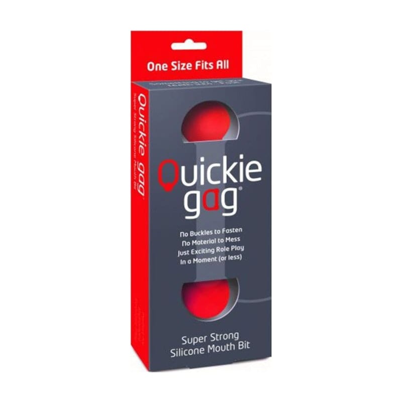 Quickie Gag Mouth Bit Red - One Size Fits Most > Bondage Gear > Gags and Bits - Tophatter Daily Deals