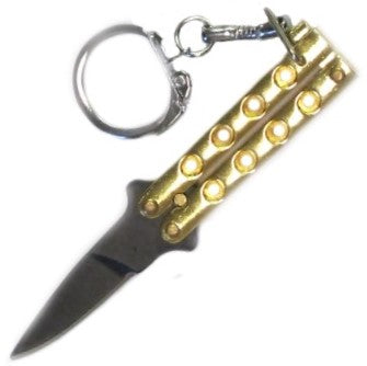 Quicky Keychain Butterfly Knife Mini Novelty Balisong - 9 colors Knife-Balisong - Tophatter Daily Deals