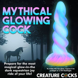 Moon Rider Glow in the Dark Unicorn (Colorful Sunburst) – Vibrant Glow Dildo 7 Inches > Dildos > Fantasy - Tophatter Daily Deals