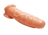 Size Matters Realistic Flesh Penis Enhancer and Ball Stretcher 8 Inch > Sex Toys For Men > Penis Sleeves - Tophatter Daily Deals