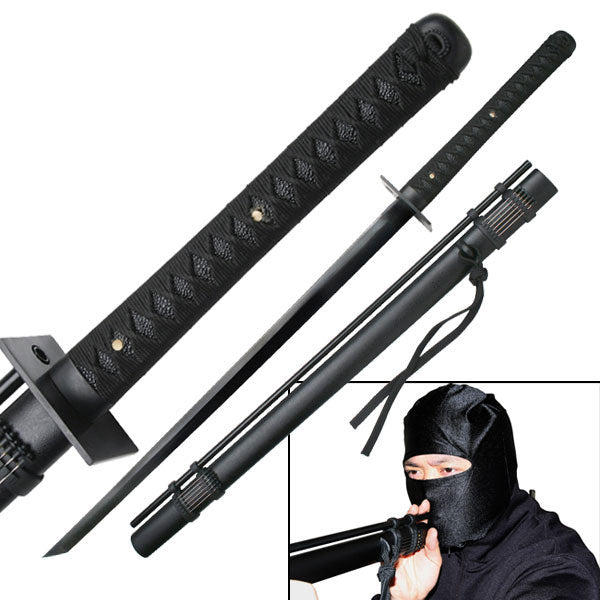 NINJA SWORD 41" OVERALL WITH BLOWGUN - Tophatter Daily Deals