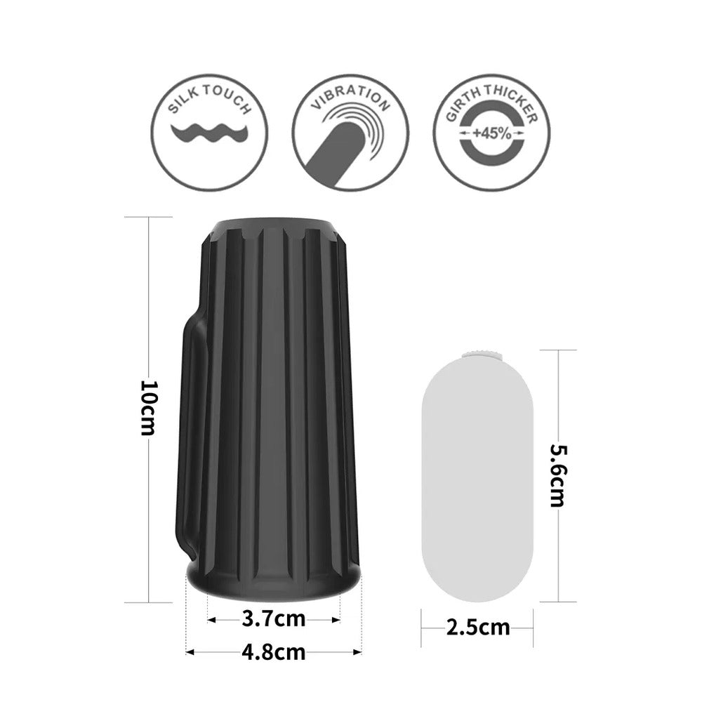 Lovetoy Ridge Vibrating Penis Scrotum Sleeve – Vibrating Penis Sleeve > Sex Toys For Men > Penis Sleeves - Tophatter Daily Deals