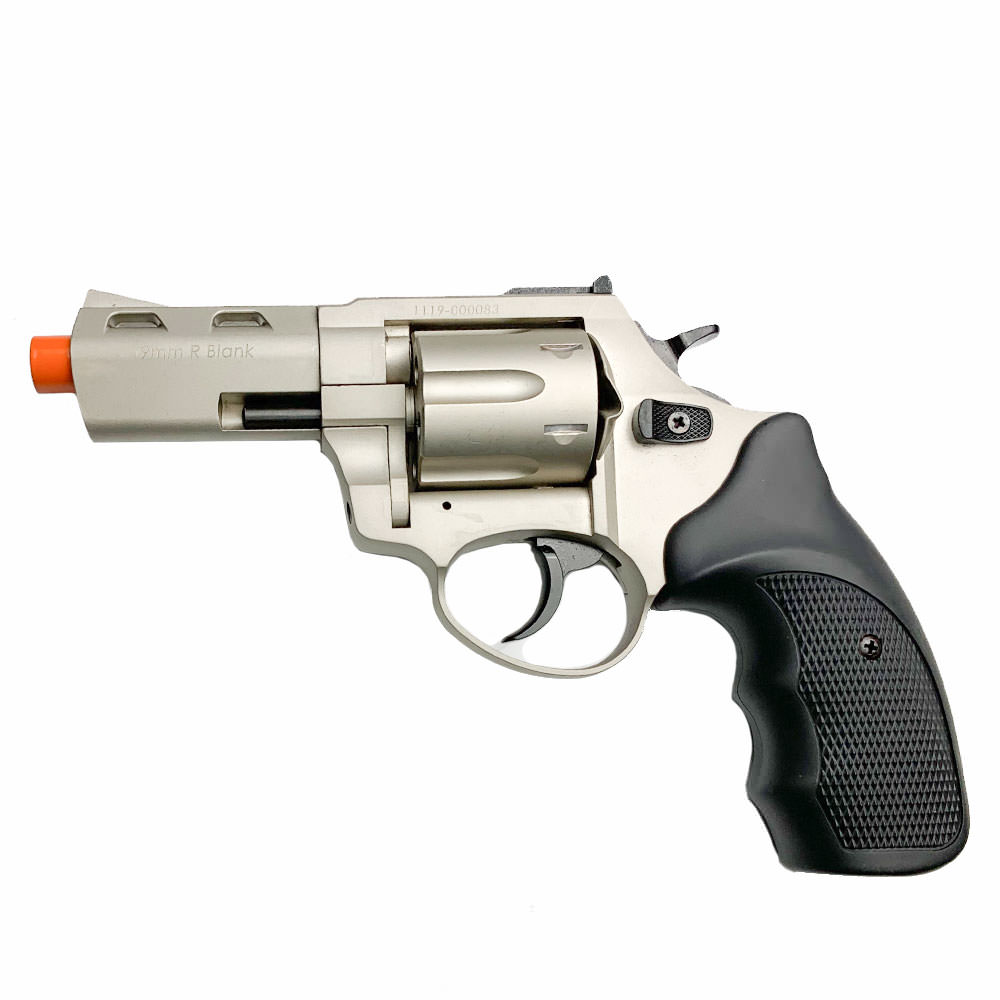 Zoraki R2 3" Barrel - Front Firing Blank Gun Revolver Satin Finish - Tophatter's Inc. Weapons Store Online Collectible Weapons - Tophatter Daily Deals