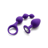 Barcelona Purple Anal Pleasure Play Set > Anal Range > Butt Plug Kits - Tophatter Daily Deals