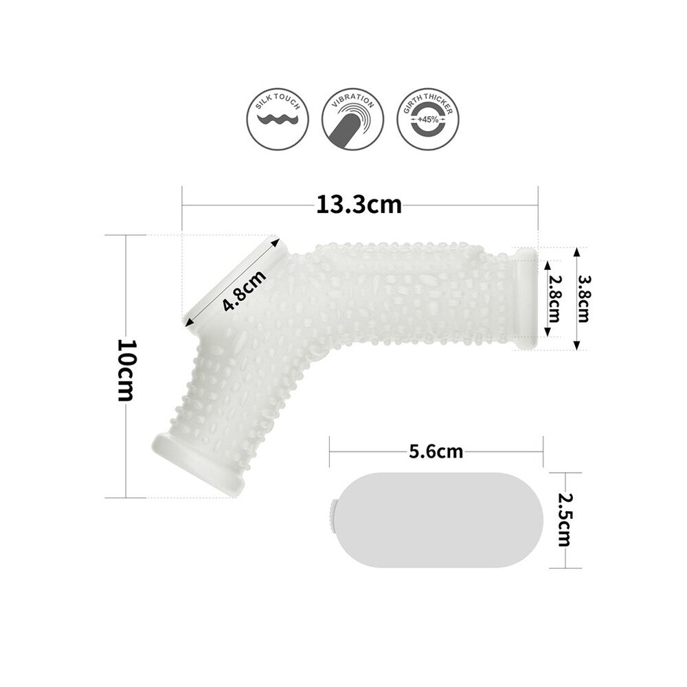 Lovetoy Drip Knights Ring – Vibrating Penis Sleeve with Added Girth > Sex Toys For Men > Penis Sleeves - Tophatter Daily Deals