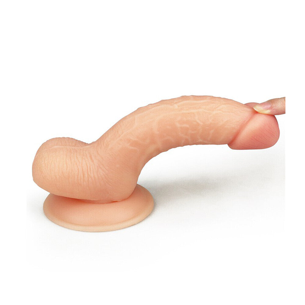 Lovetoy The Ultra Soft Dude – 7 Inch Realistic Dildo with Suction Cup > Dildos > Realistic Dildos - Tophatter Daily Deals