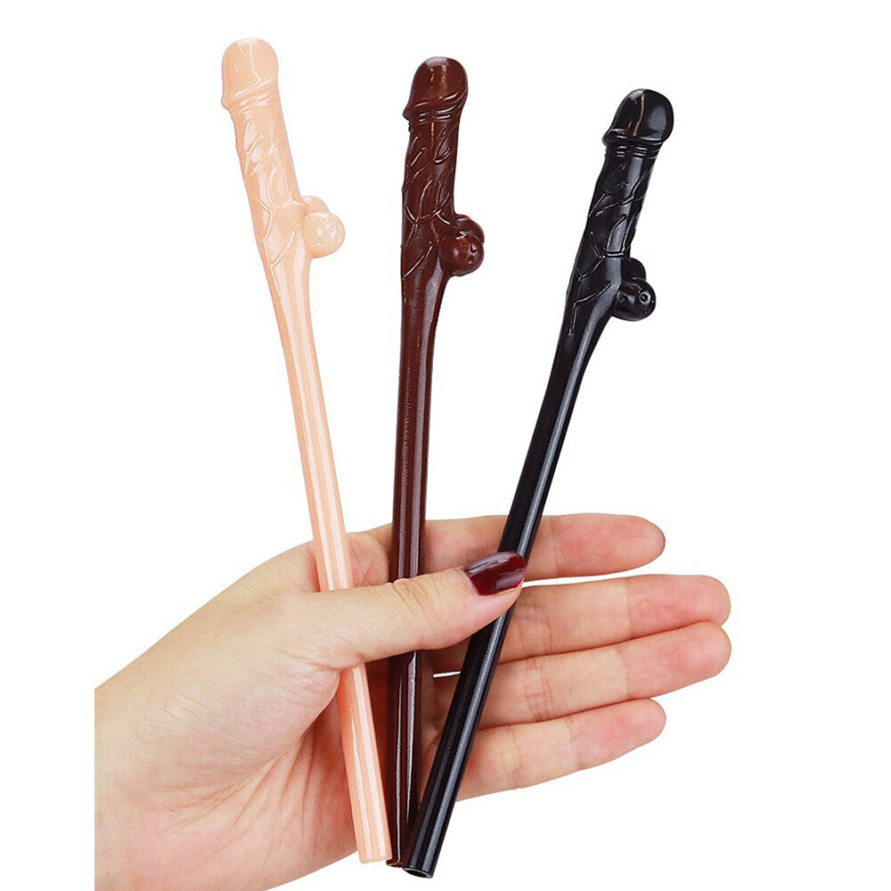 Lovetoy Pack of 9 Willy Straws – Drinking Straws Set > Novelties > Party Supplies - Tophatter Daily Deals