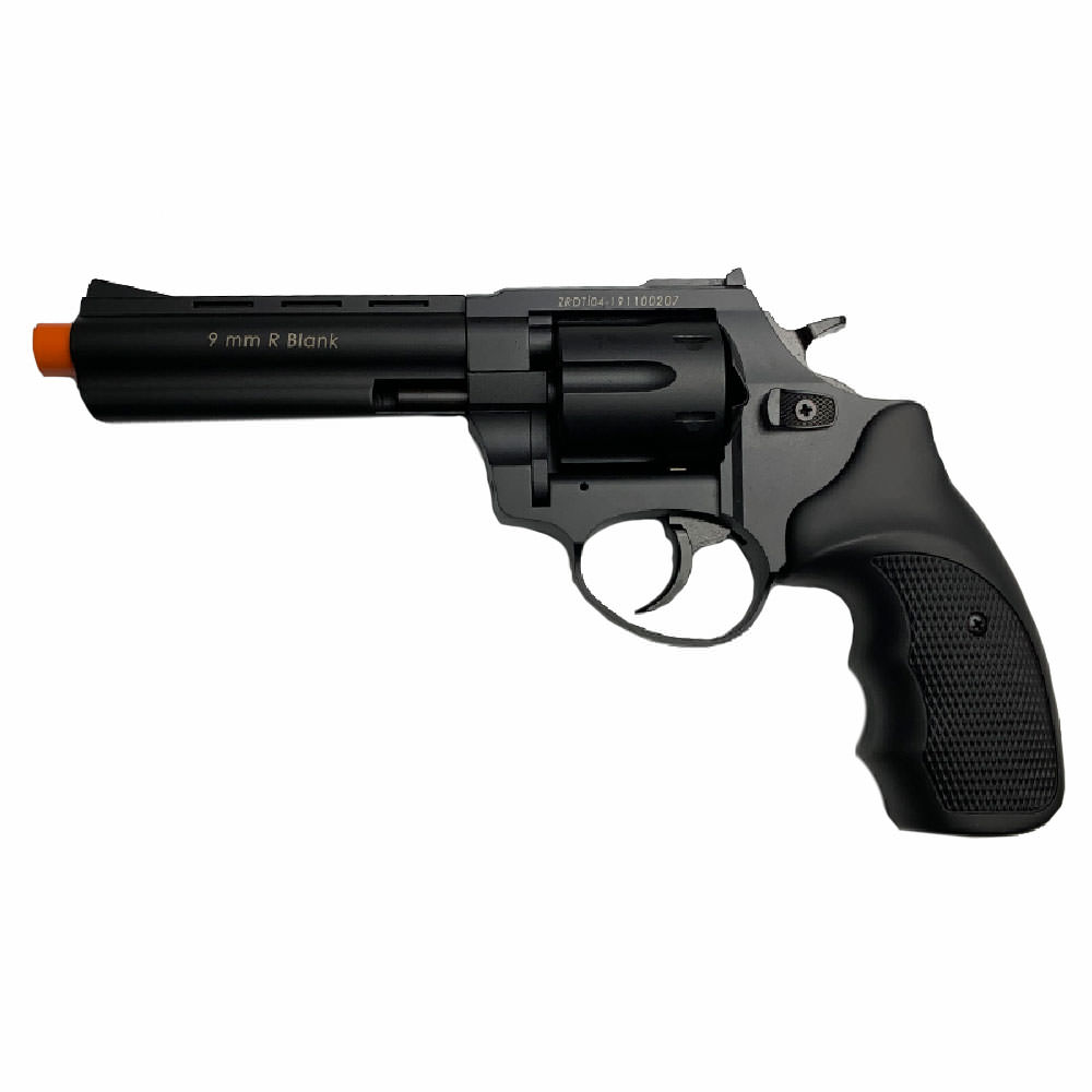 Zoraki R1 4.5" Barrel - Front Firing Blank Gun Revolver Black Finish - Tophatter's Inc. Weapons Store Online Collectible Weapons - Tophatter Daily Deals