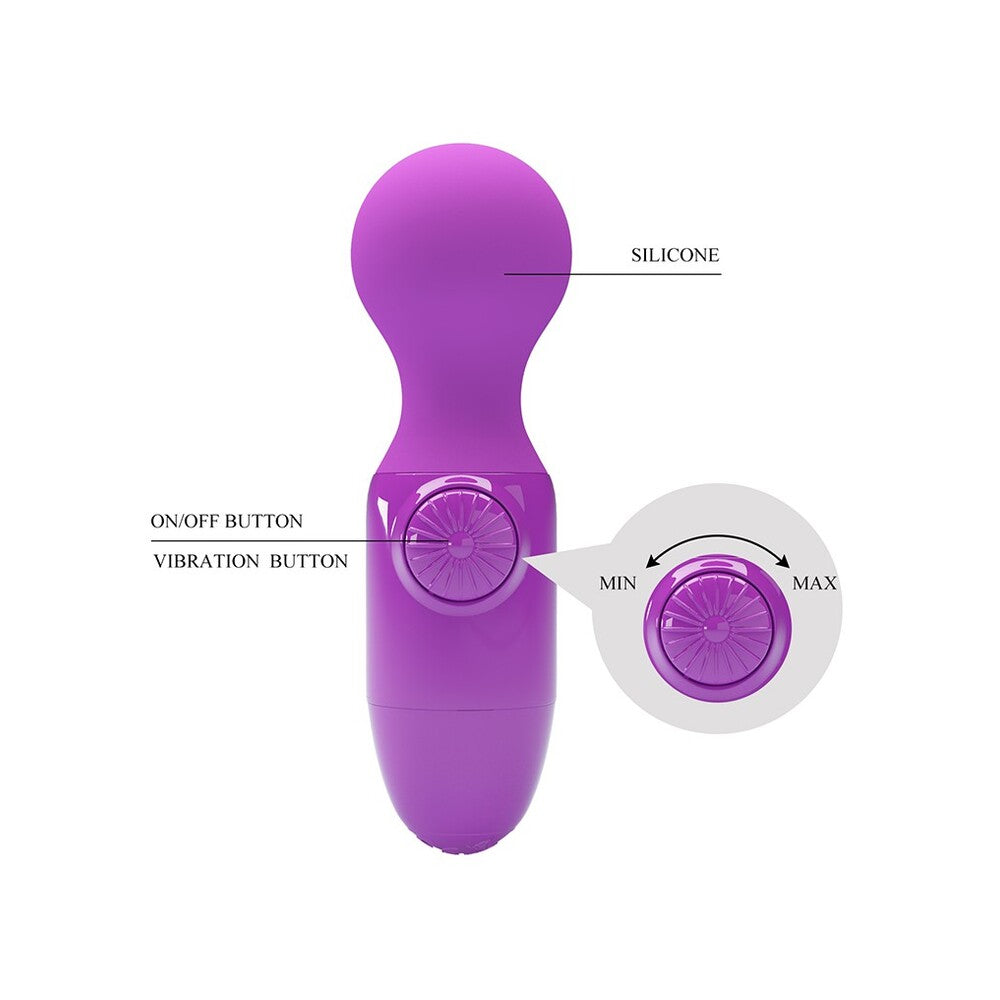 Little Cute Mini Stick – Compact Multi-Speed Silicone Wand Vibrator > Sex Toys > Mini Massagers - Tophatter Daily Deals