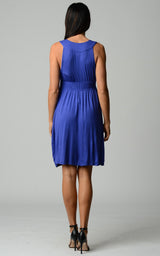 Women's Beaded Neckline Sleeveless Dress Dresses / Midi - Tophatter Daily Deals