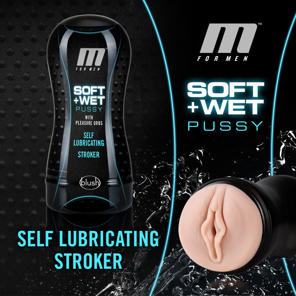 M For Men Soft and Wet Vanilla – Self-Lubricating Stroker Cup > Sex Toys For Men > Masturbators Cup - Tophatter Daily Deals