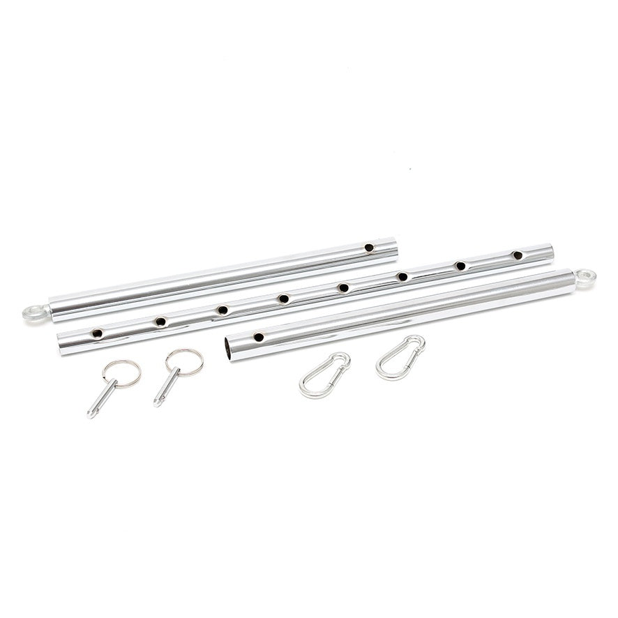 Rimba Adjustable Spreader With Carabine Hooks – Stainless Steel Restraints > Bondage Gear > Restraints - Tophatter Daily Deals