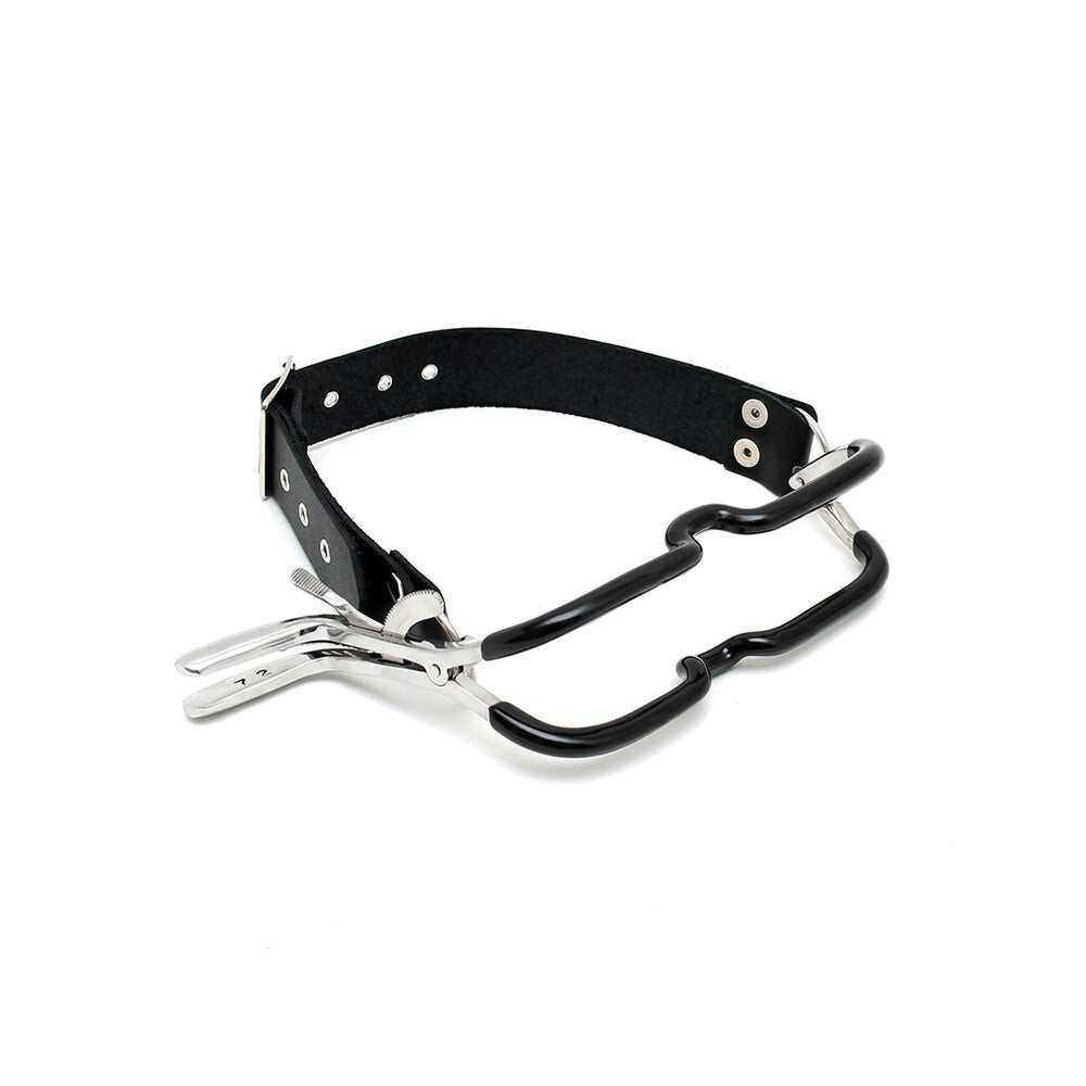 Rimba Jennings Mouth Clamp With Adjustable Leather Strap – Mouth Clamp > Bondage Gear > Gags and Bits - Tophatter Daily Deals