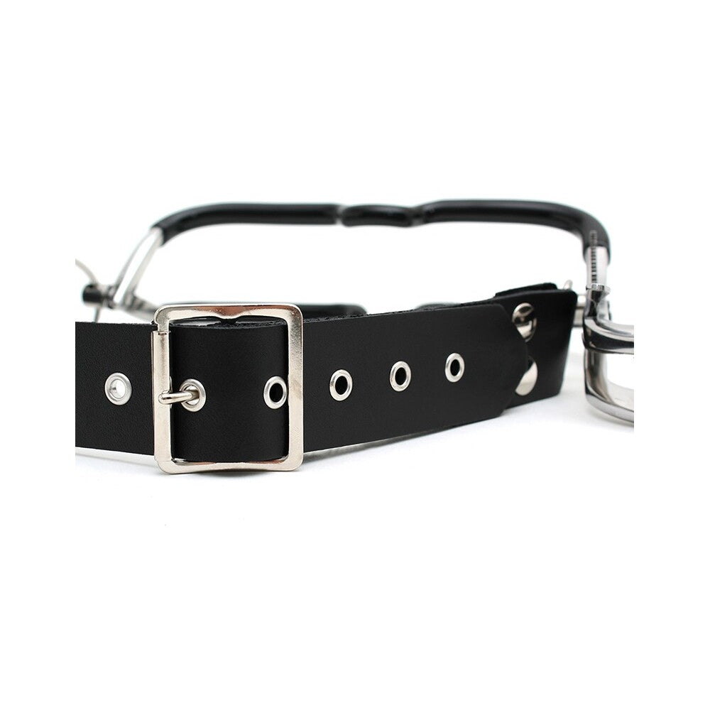 Rimba Jennings Mouth Clamp With Adjustable Leather Strap – Mouth Clamp > Bondage Gear > Gags and Bits - Tophatter Daily Deals