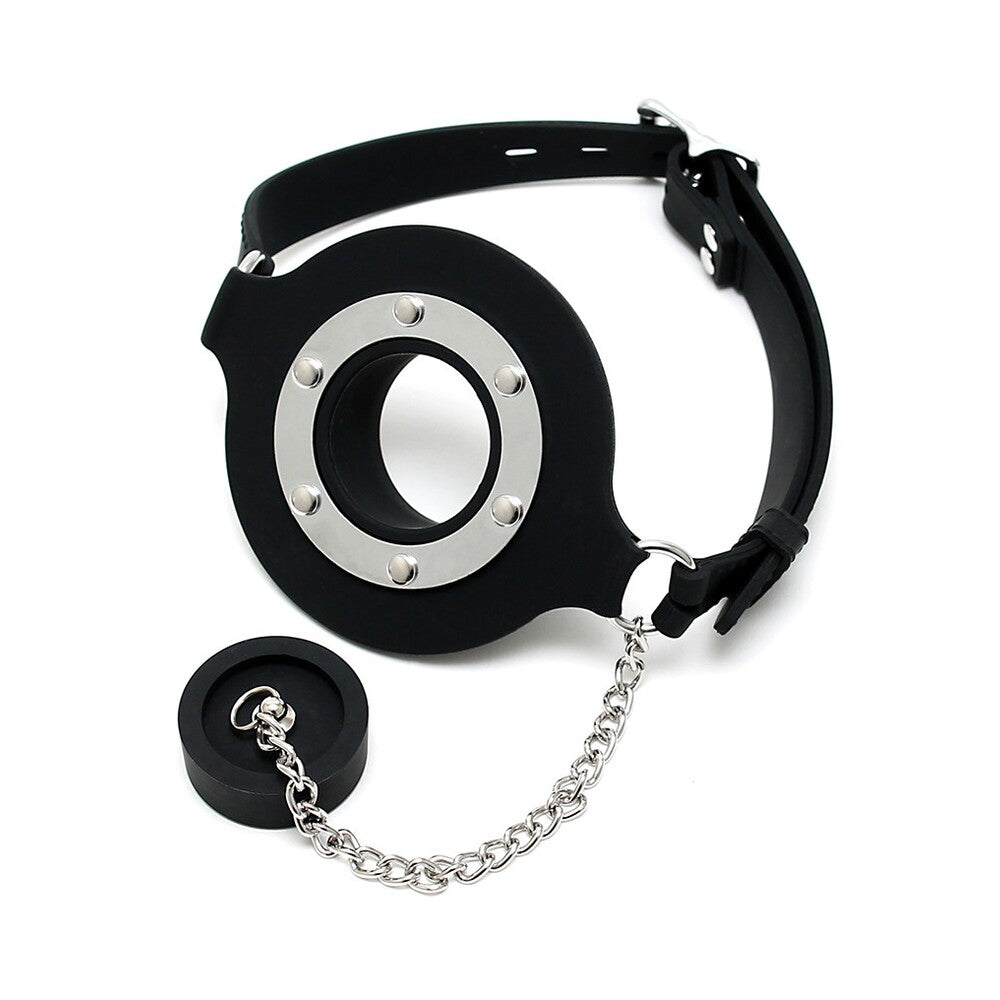 Rimba Mouth Gag with Removable Stopper – Adjustable Silicone Gag > Bondage Gear > Gags and Bits - Tophatter Daily Deals