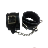 Rouge Leather Ankle Cuffs in Black > Bondage Gear > Restraints - Tophatter Daily Deals
