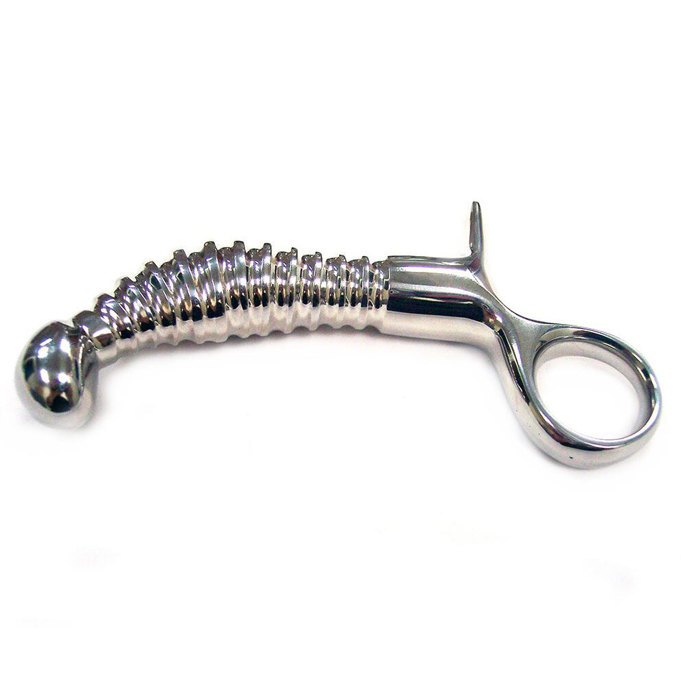 Rouge Stainless Steel Ribbed Anal Probe – 4 Inch Anal Toy > Anal Range > Anal Probes - Tophatter Daily Deals