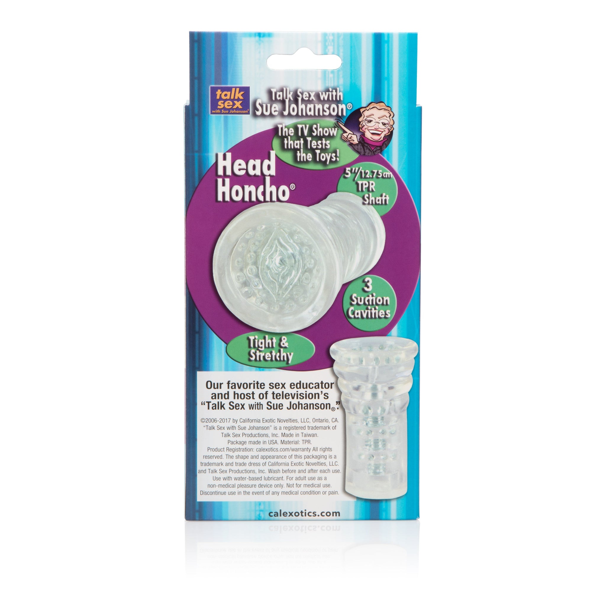 Sue Johanson Head Honcho Male Masturbator with Suction Chambers > Sex Toys For Men > Masturbators > Manual - Tophatter Daily Deals