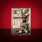 2000 AD - Judge Dredd Comic Book Cover Ingot Replica Coin - Tophatter Daily Deals