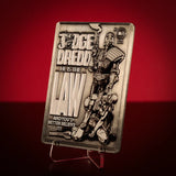 2000 AD - Judge Dredd Comic Book Cover Ingot Replica Coin - Tophatter Daily Deals