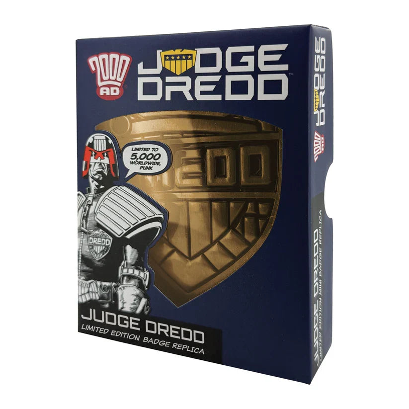 2000 AD Judge Dredd Badge Replica
