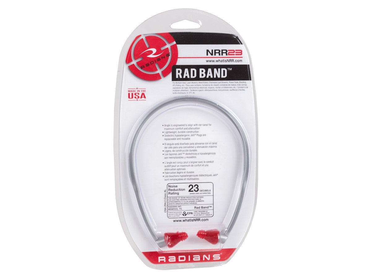 Radians Radband Earplugs, Neckband, NRR 23 - Tophatter Daily Deals