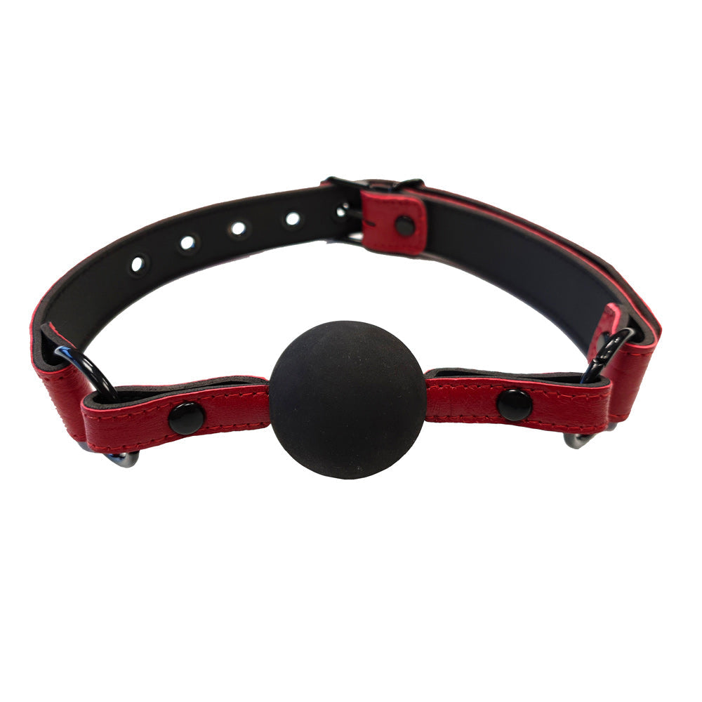 Rouge Garments Leather Croc Print Ball Gag > Bondage Gear > Gags and Bits - Tophatter Daily Deals
