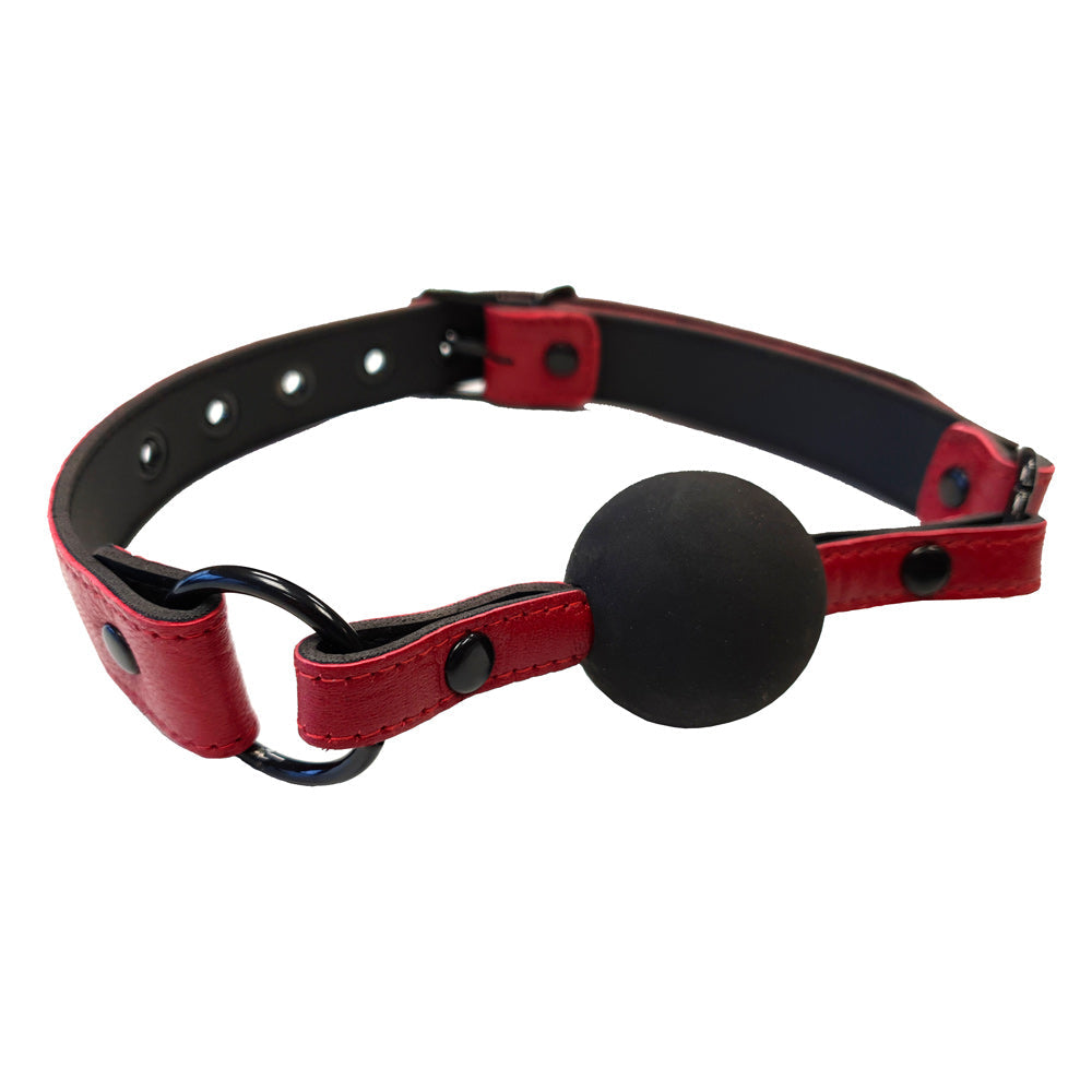 Rouge Garments Leather Croc Print Ball Gag > Bondage Gear > Gags and Bits - Tophatter Daily Deals