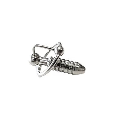 Rouge Stainless Steel Beaded Urethral Probe and Cockring > Sex Toys For Men > Sounding Rods - Tophatter Daily Deals