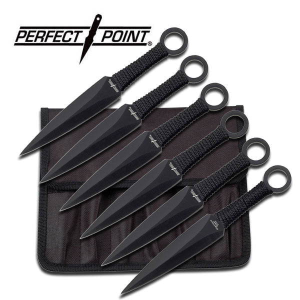 Kunai Anime 6-PC Throwing Knife Set - TOPHATTER'S ARMORY DEALS Collectible Weapons - Tophatter Daily Deals