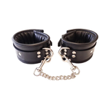 Rouge Garments Wrist Cuffs (Black) – Padded Adjustable Wrist Cuffs > Bondage Gear > Handcuffs - Tophatter Daily Deals