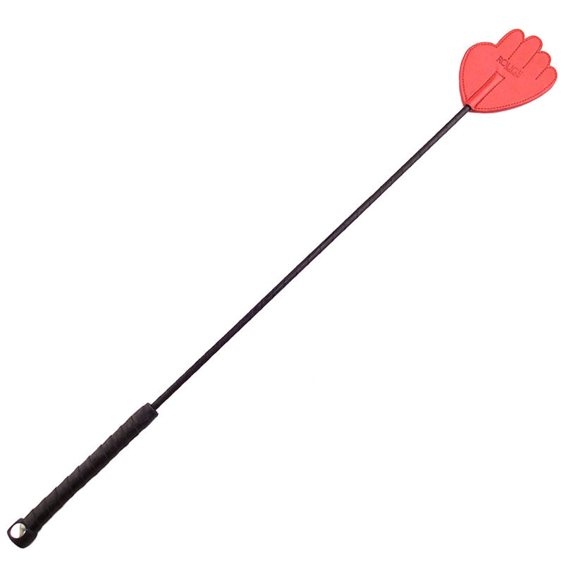 Rouge Garments Hand Riding Crop (Red) – Leather Bondage Crop Whip 23.5 Inches > Bondage Gear > Whips & Floggers - Tophatter Daily Deals