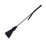 Rouge Leather Tasselled Riding Crop in Black > Bondage Gear > Crops - Tophatter Daily Deals