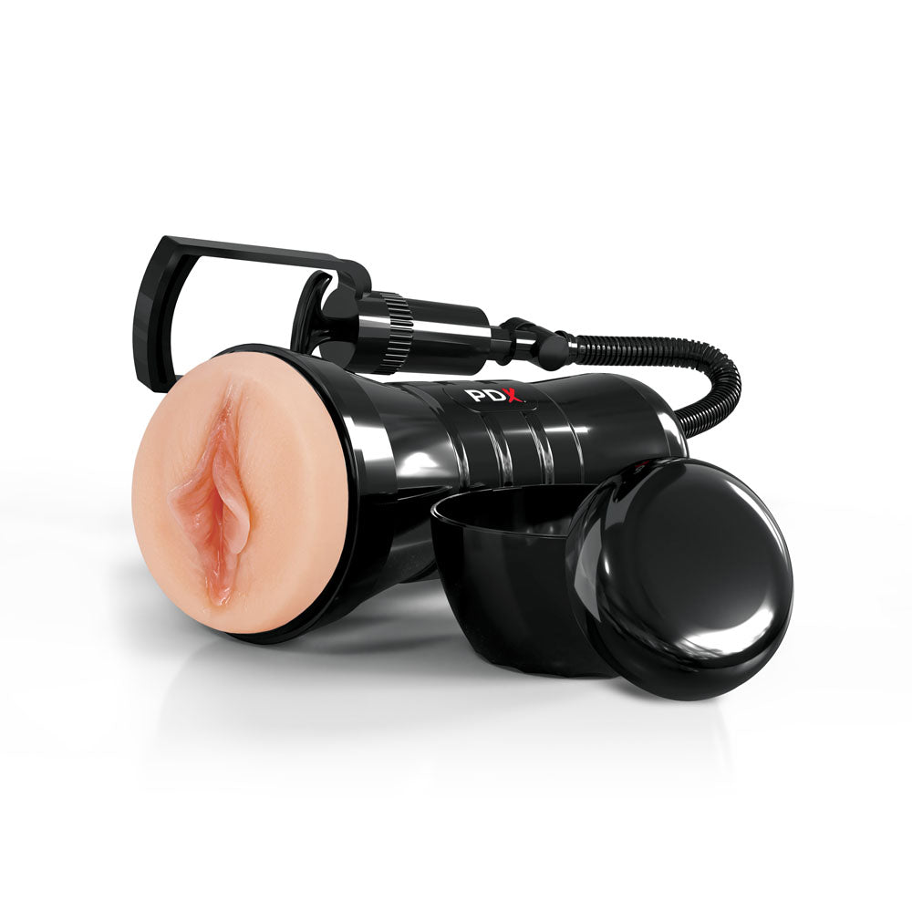 PDX Wet Pussies Super Sucker XXL – Suction Pump Vagina Stroker > Sex Toys For Men > Masturbators > Manual - Tophatter Daily Deals