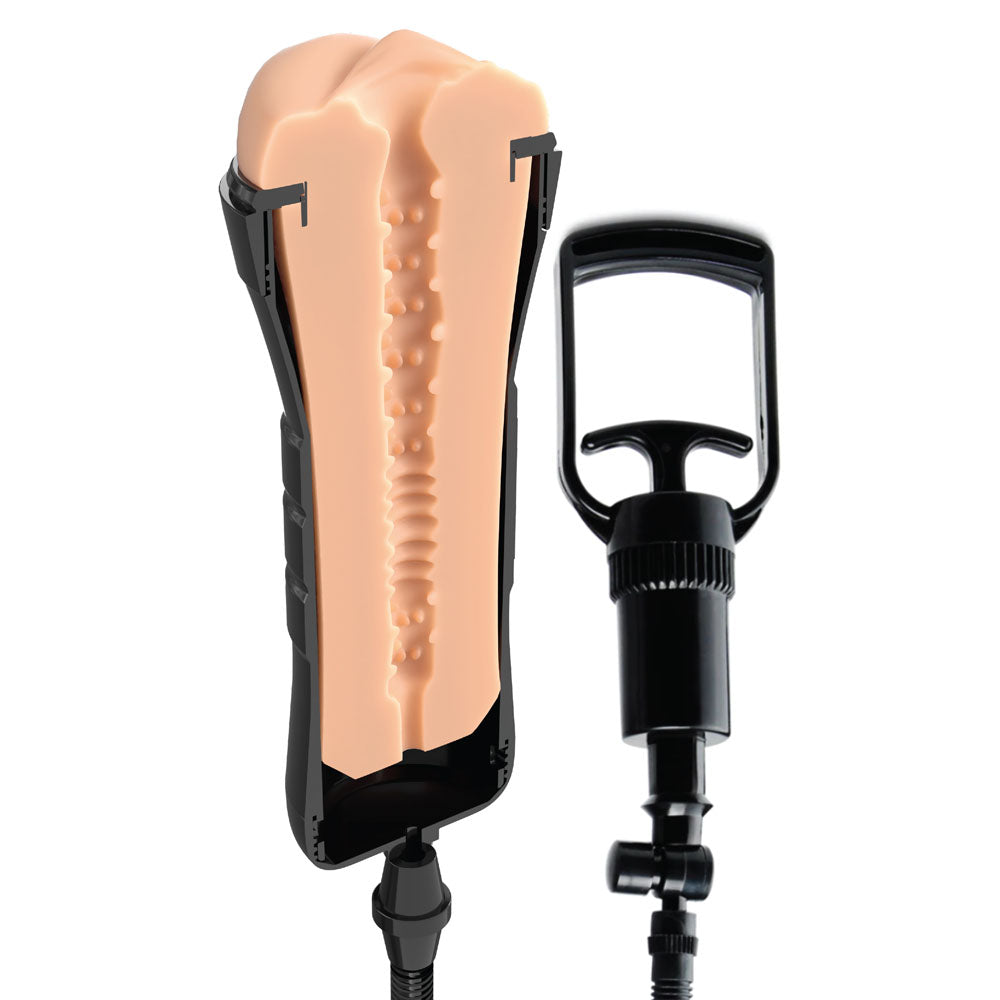 PDX Wet Pussies Super Sucker XXL – Suction Pump Vagina Stroker > Sex Toys For Men > Masturbators > Manual - Tophatter Daily Deals
