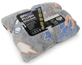 Glow in the Dark Blankets & Pillows Blanket Space Bedding - Tophatter Daily Deals