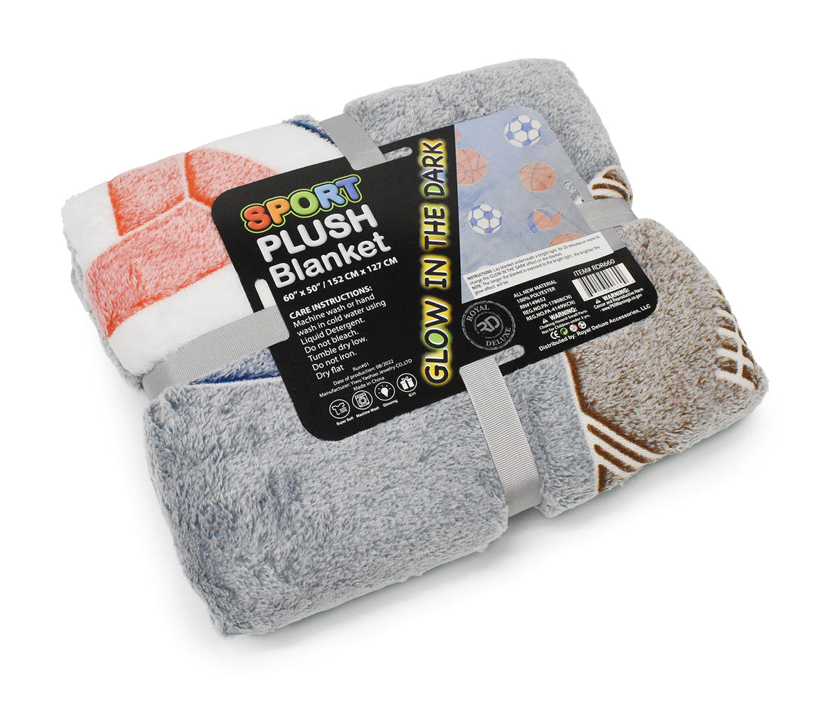 Glow in the Dark Blankets & Pillows Blanket Sports Bedding - Tophatter Daily Deals
