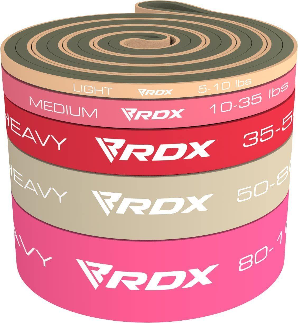 Sets of Resistance Bands - Resistance Bands Exercise by RDX, Stretching Loop, Stretch Bands, Gym bands Exercise & Fitness - Tophatter Daily Deals