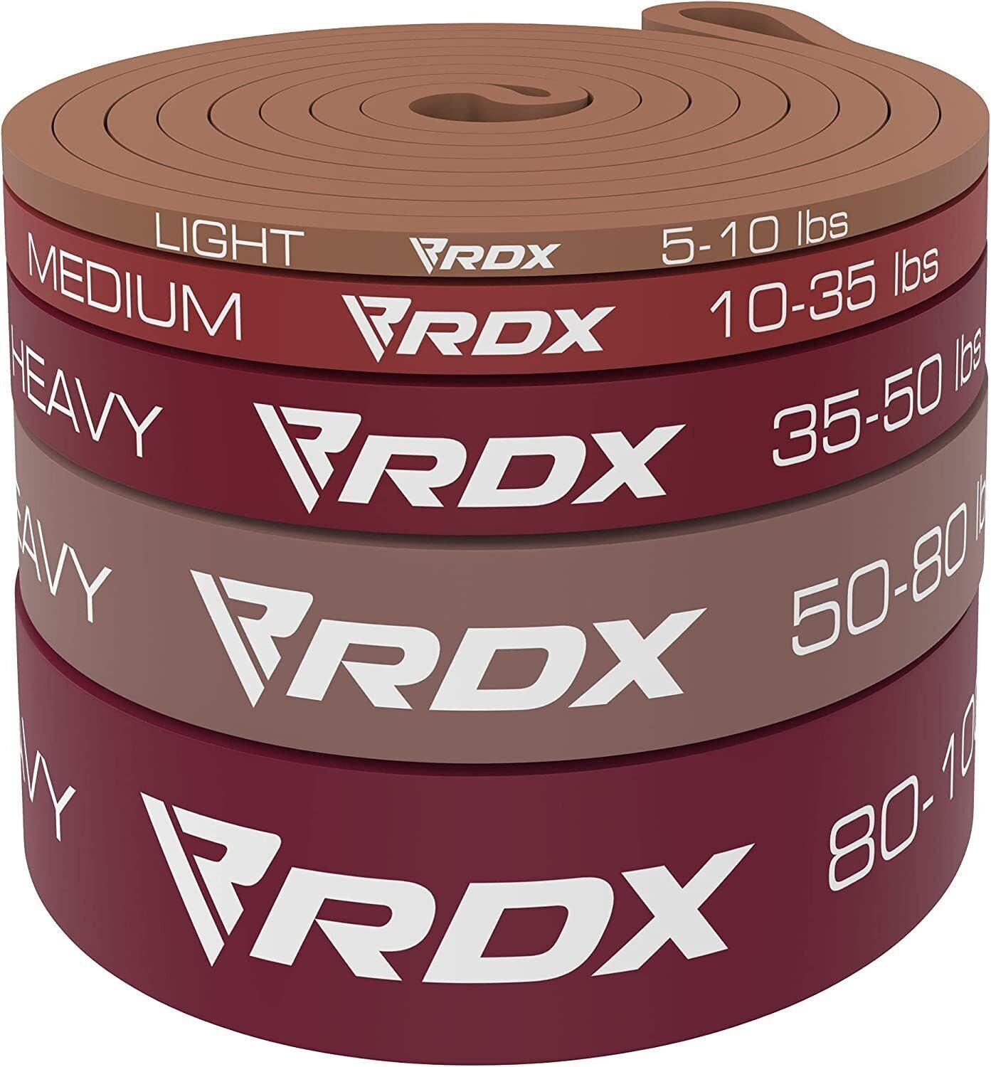 Sets of Resistance Bands - Resistance Bands Exercise by RDX, Stretching Loop, Stretch Bands, Gym bands Exercise & Fitness - Tophatter Daily Deals