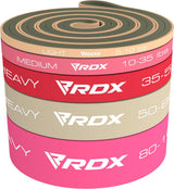Sets of Resistance Bands - Resistance Bands Exercise by RDX, Stretching Loop, Stretch Bands, Gym bands Exercise & Fitness - Tophatter Daily Deals