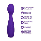 Sexy Things Velvet High – Powerful Wand Vibrator with 15 Vibration Modes > Vibrators > Standard Vibrators - Tophatter Daily Deals